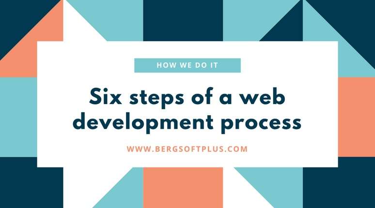 Six steps of a web development process